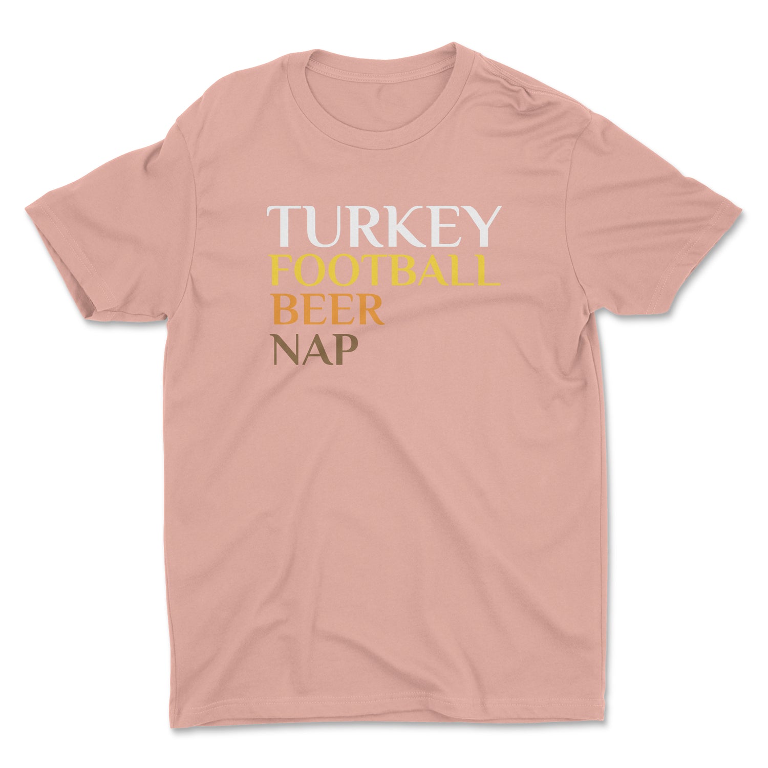 TURKEY FOOTBALL BEER NAP UNISEX T-SHIRT