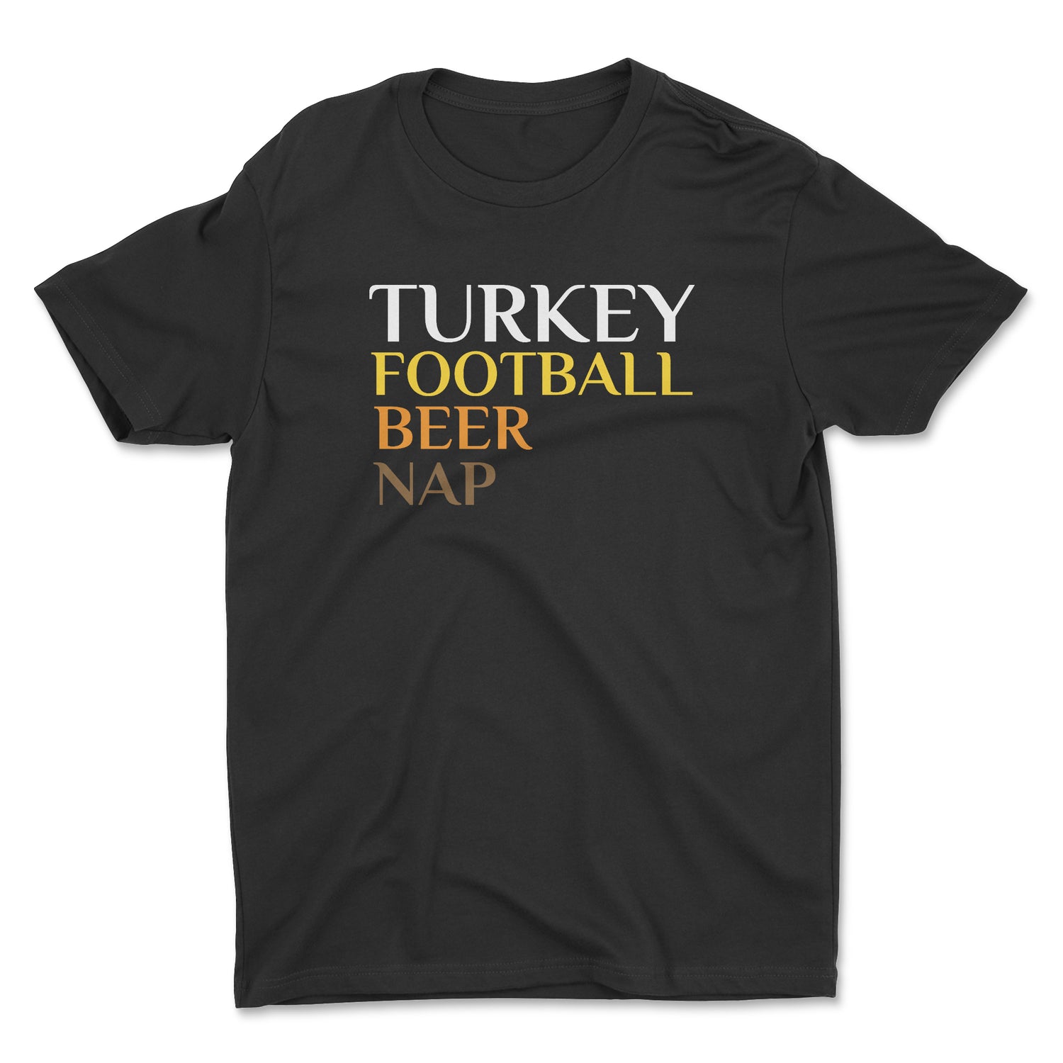 TURKEY FOOTBALL BEER NAP UNISEX T-SHIRT
