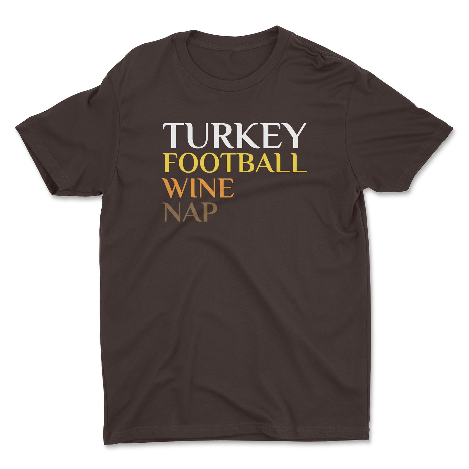 TURKEY FOOTBALL WINE NAP UNISEX T-SHIRT