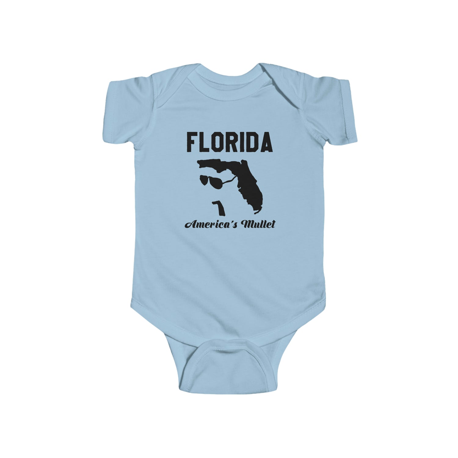 FLORIDA, AMERICA'S MULLET BABY BODYSUIT