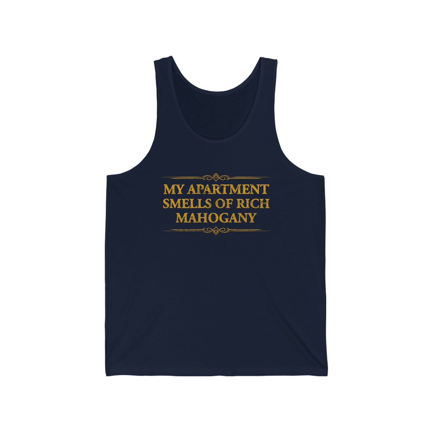 SMELLS OF RICH MAHOGANY UNISEX TANK