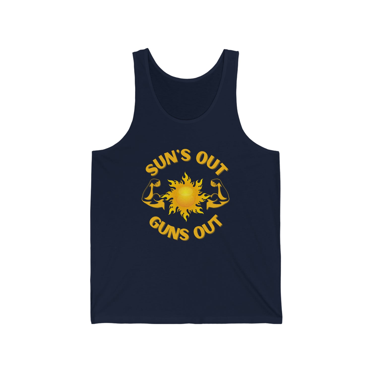SUN'S OUT GUNS OUT ADULT UNISEX TANK
