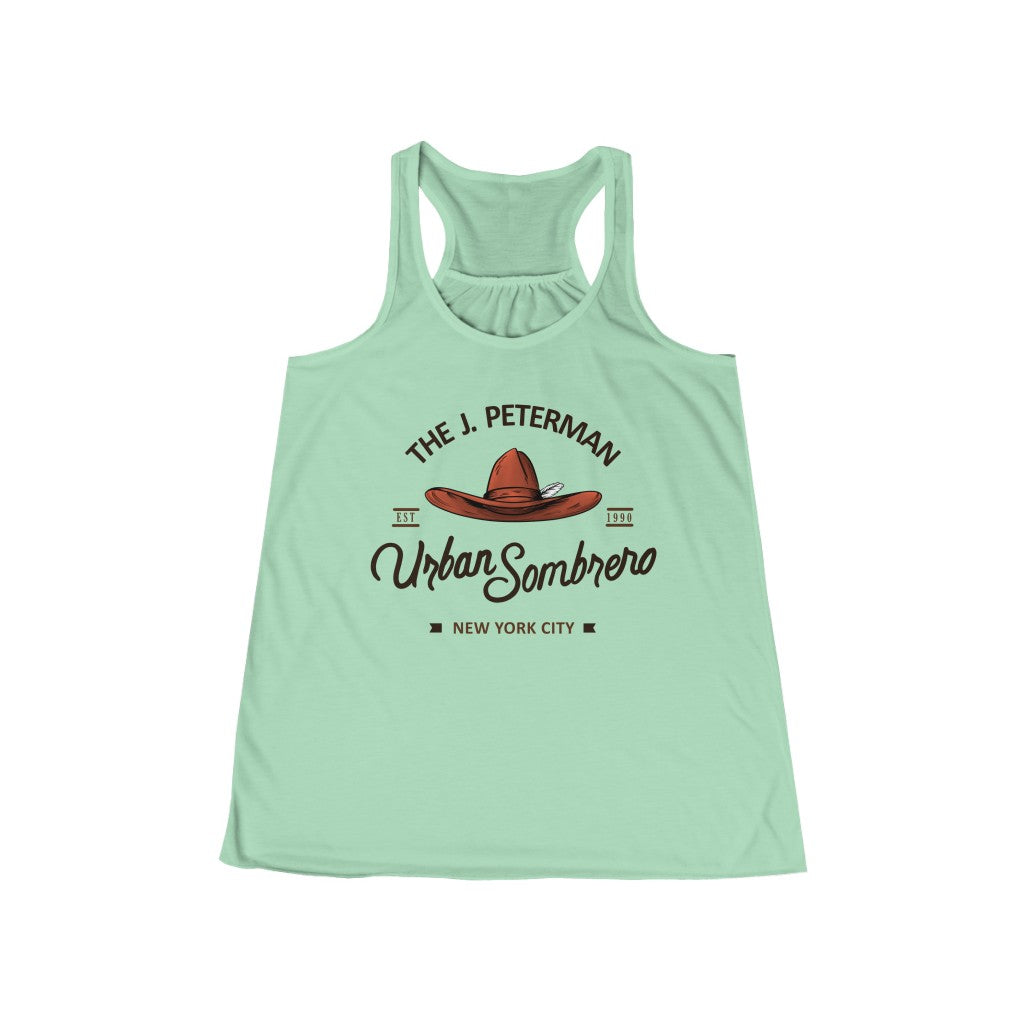 J. PETERMAN URBAN SOMBRERO WOMEN'S BREEZY TANK TOP