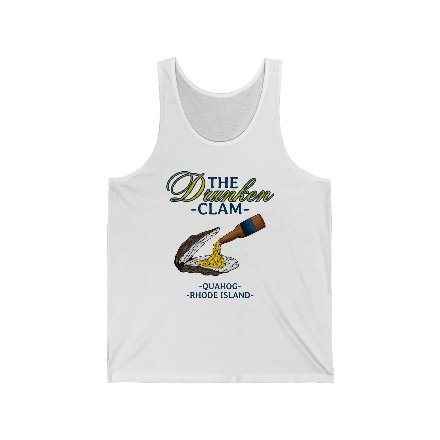 THE DRUNKEN CLAM ADULT UNISEX TANK