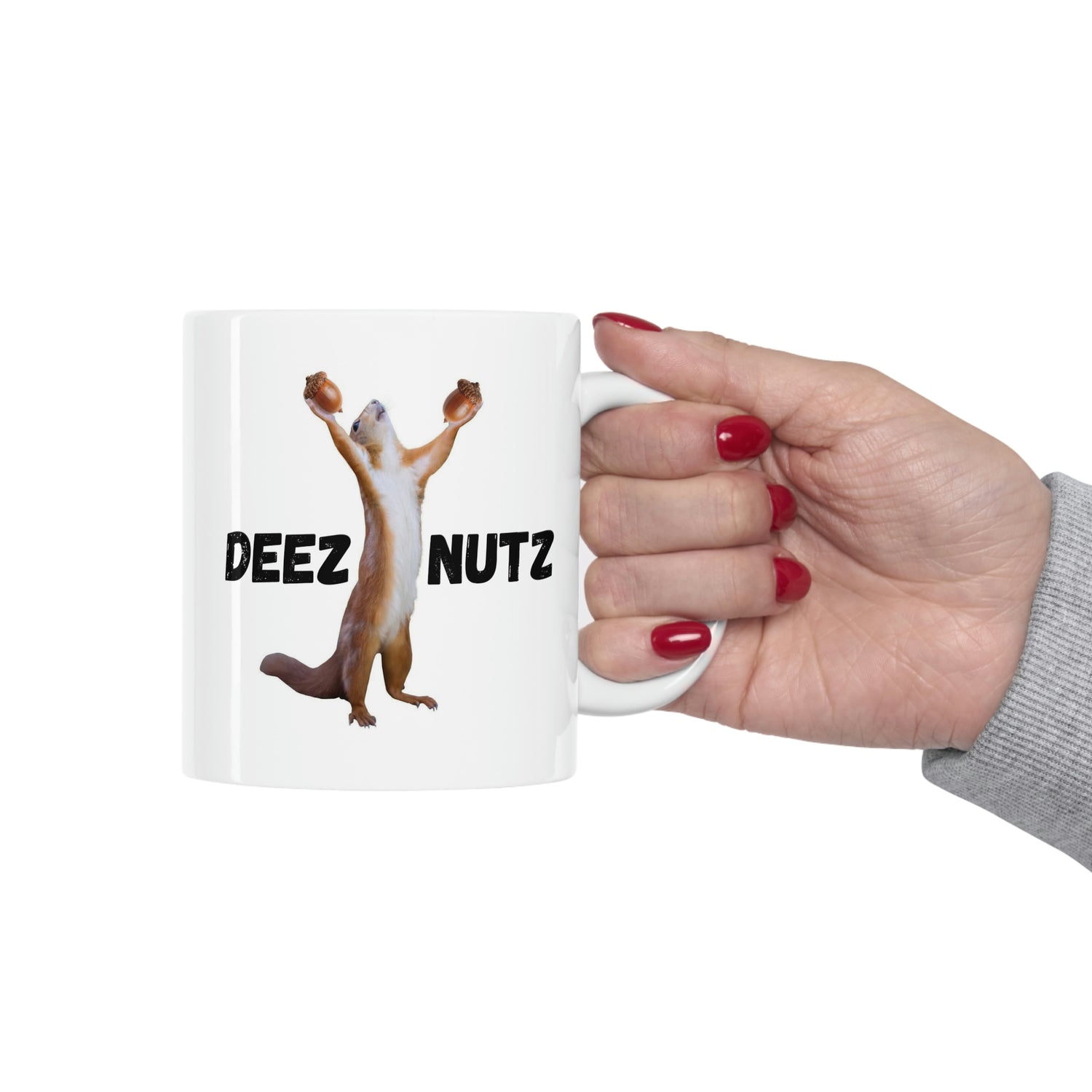 GOT YOU SOMETHING DEEZ NUTZ AMAZON Ceramic Mug 11oz