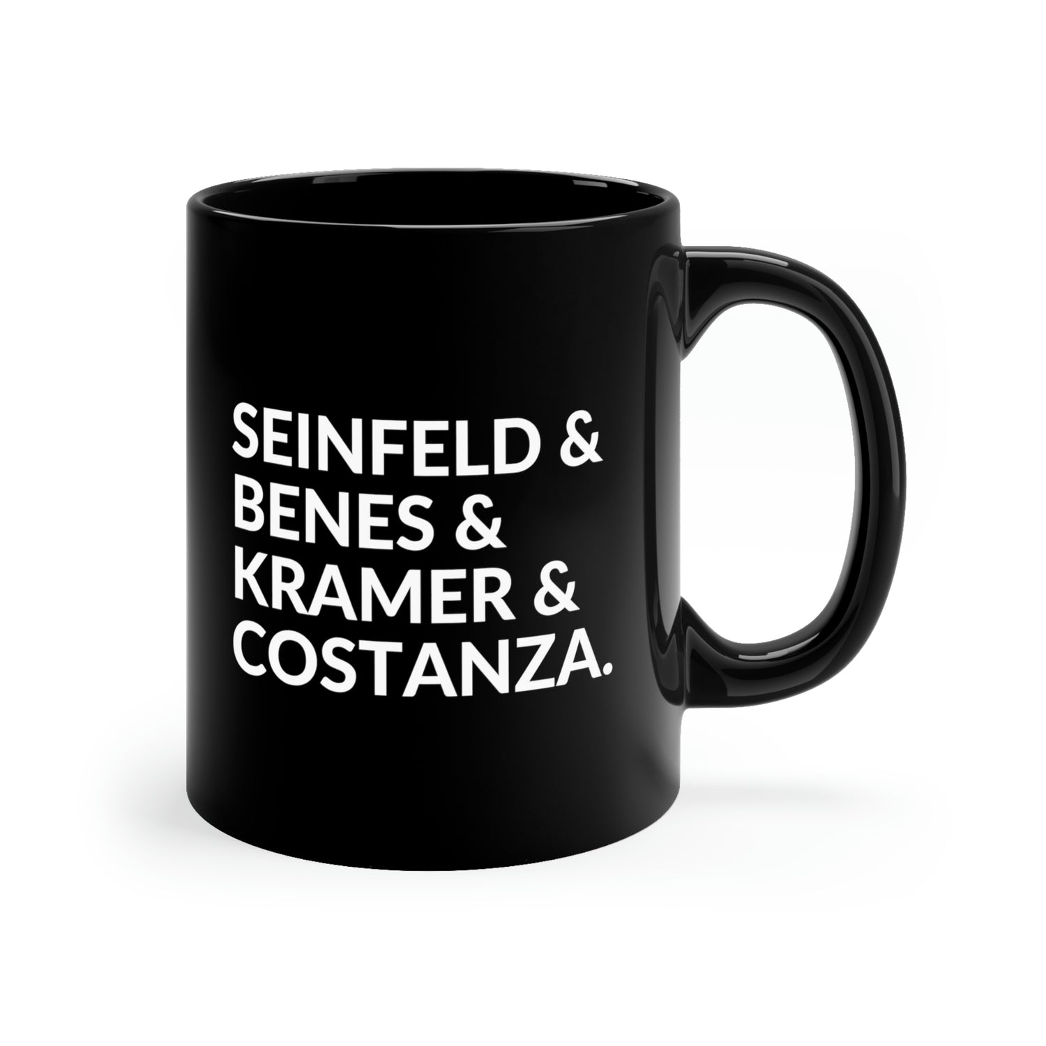 SEINFELD, BENES, KRAMER, COSTANZA COFFEE MUG